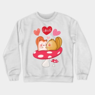 Love Chipmunk Crewneck Sweatshirt